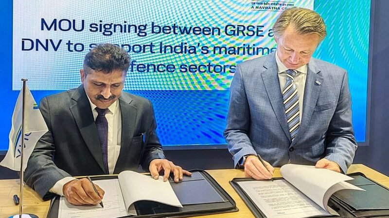 GRSE–DNV MoU to Advance Digital, Green and High-Tech Shipbuilding