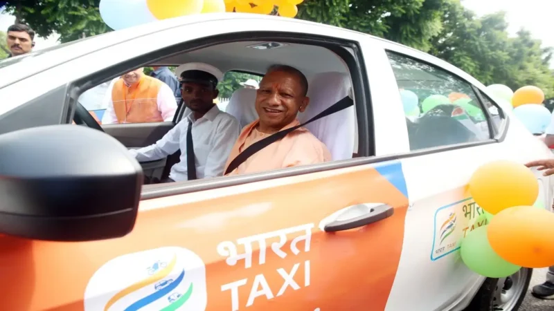 Uttar Pradesh Launches Bharat Taxi With Zero-Commission Model and ₹5 Lakh Social Security Cover