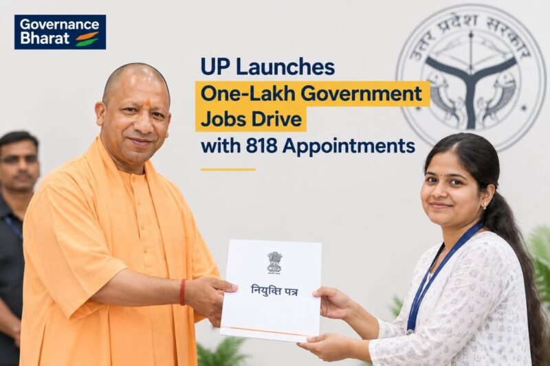 UP Launches One-Lakh Government Jobs Drive with 818 Appointments